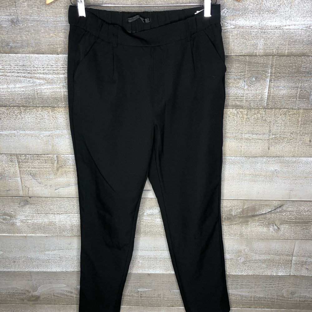 Zara Trafaluc black jogger work from home office career pants